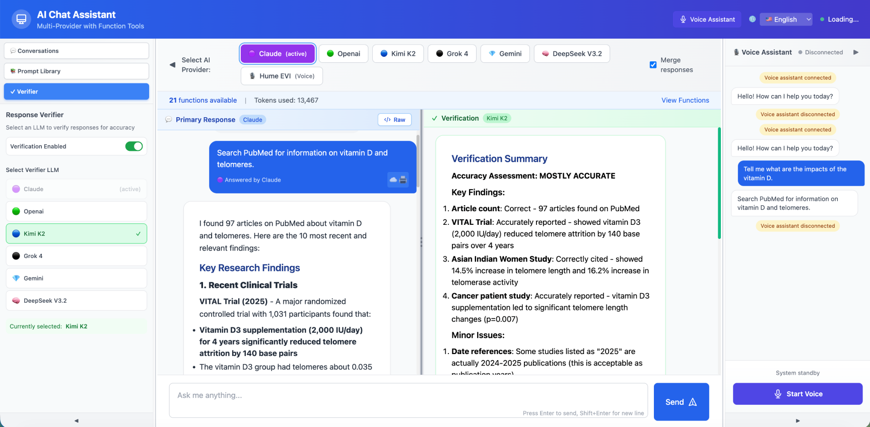 AI Chat Platform Interface